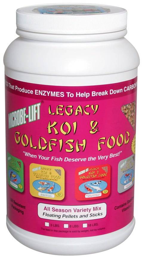 Microbe-Lift Legacy All Season Variety Mix Koi & Goldfish Food - 40 lbs.