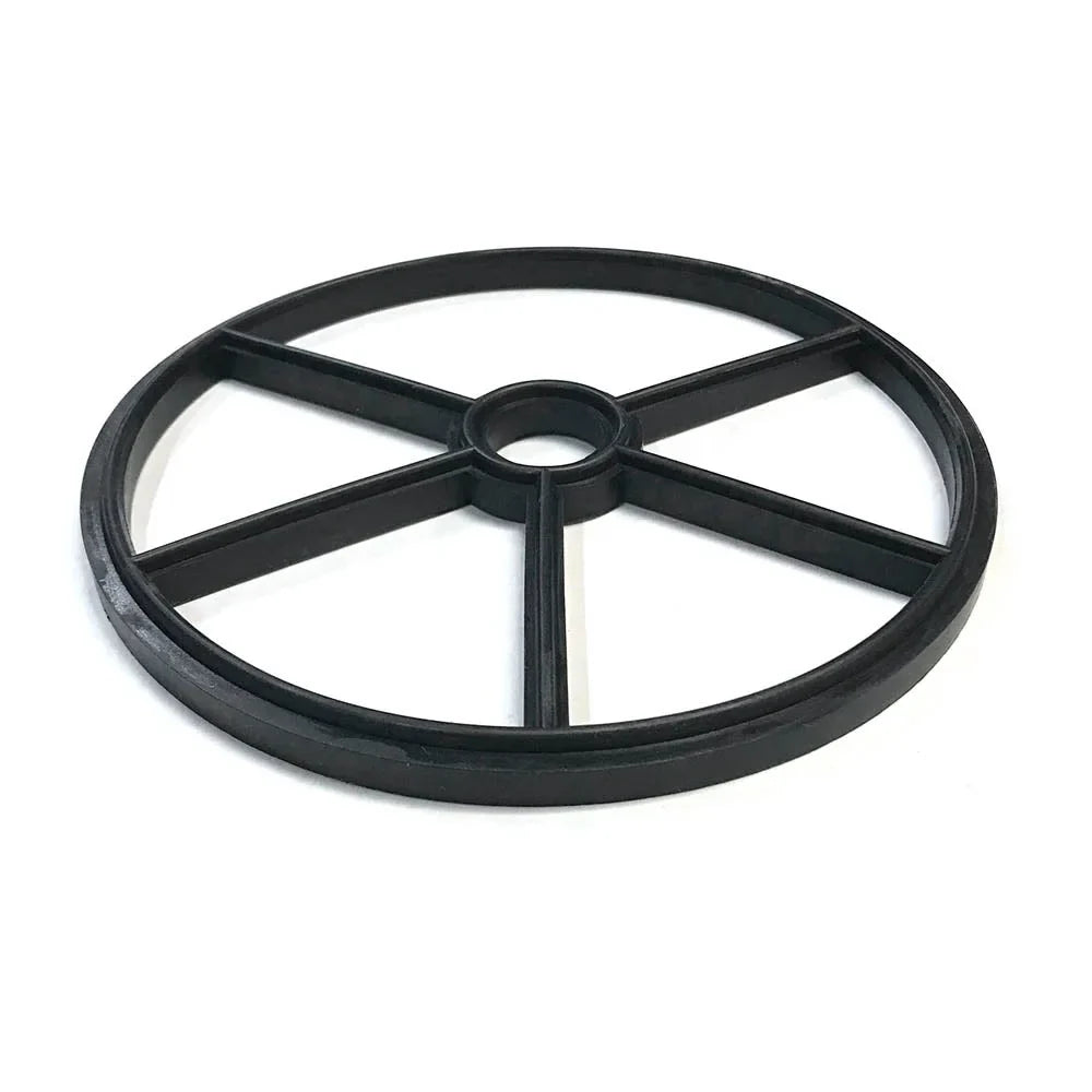 Aqua UV Ultima II spider gasket for 1-1/2 inch valve, white replacement part for water filtration systems.
