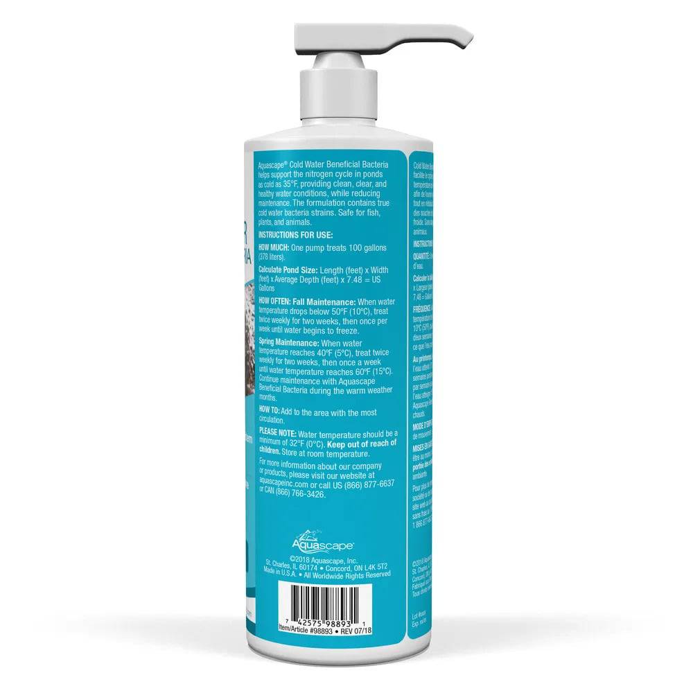 Aquascape Cold Water Beneficial Bacteria - Label