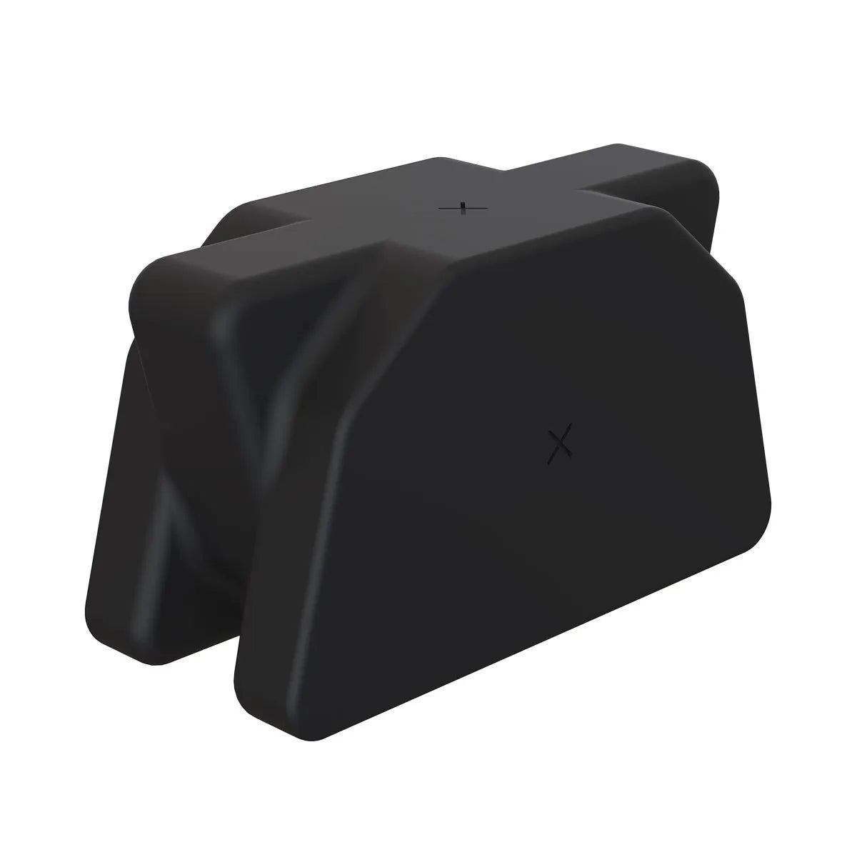 Aquascape Centipede Module End Cap V2 for pondless equipment, black plastic fitting for pondless water feature installation.