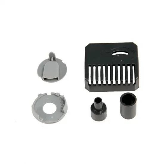 Aquascape 90 GPH filter screen and fitting kit for aquarium filtration replacement parts, showing filter components and fittings.