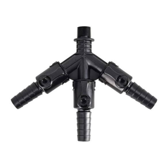 3-WAY VALVE 1/2" MPT X 3/4" BARBED - Ponds Online