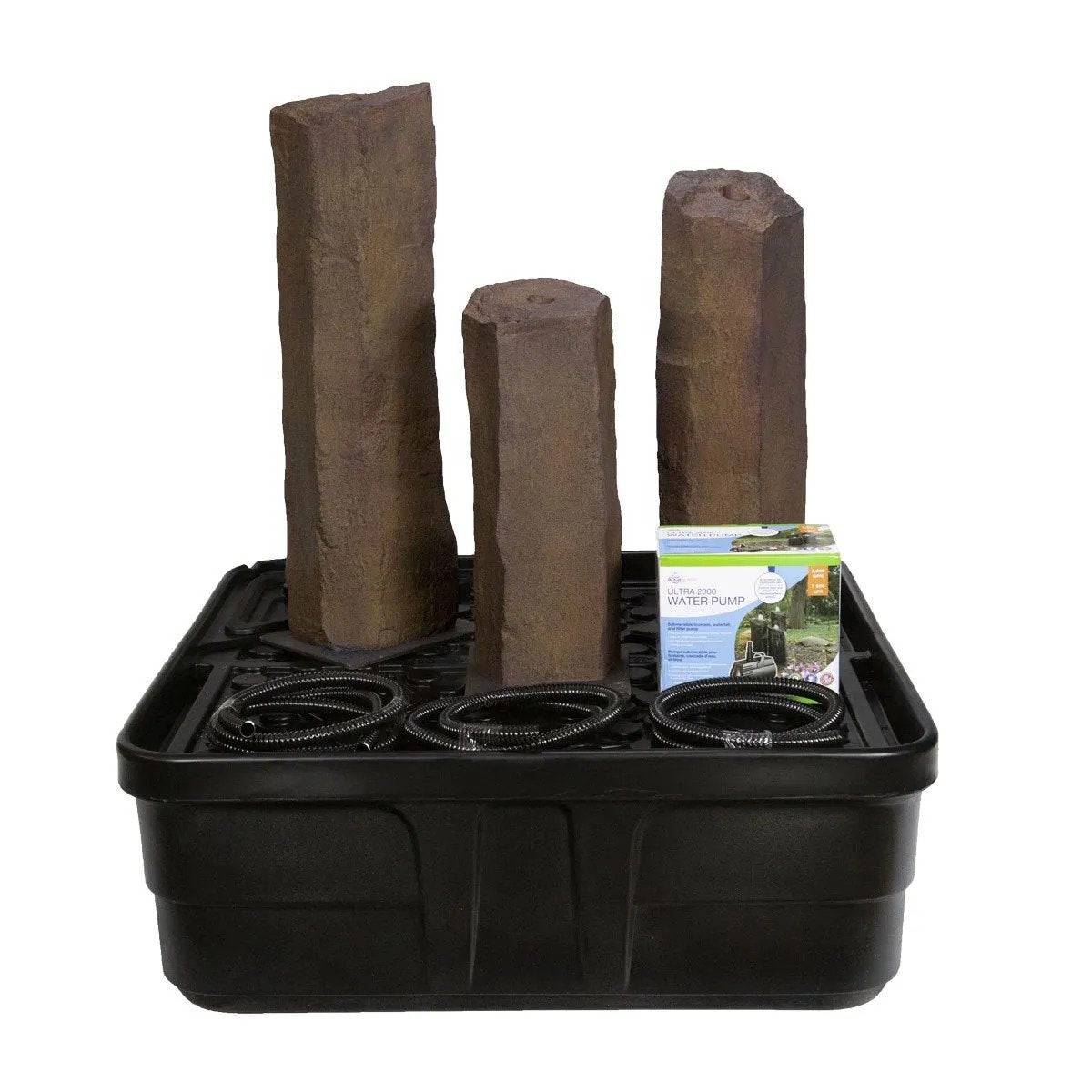 Aquascape Faux Basalt Columns - Set of 3 - Landscape Fountain Kit