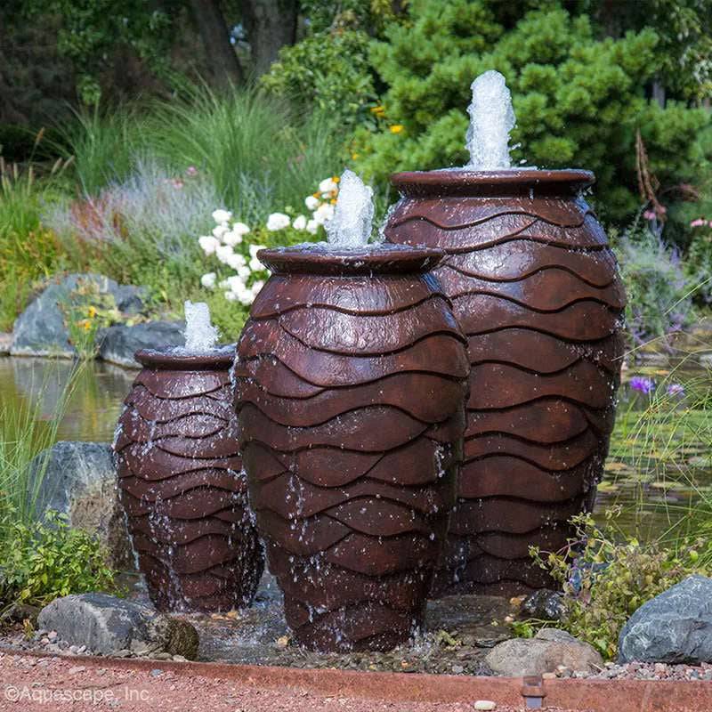 Aquascape Scalloped Urns - Trio