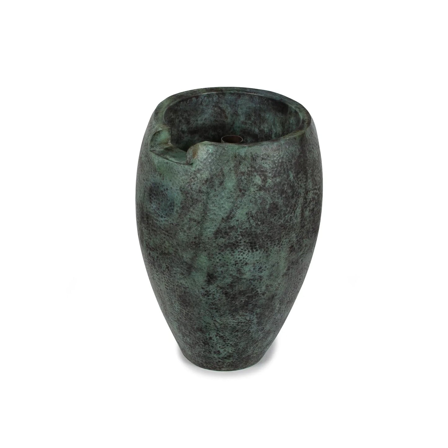 Atlantic Water Gardens 24-inch Aura Vase with 4-inch spillway, decorative water feature with elegant ceramic design.