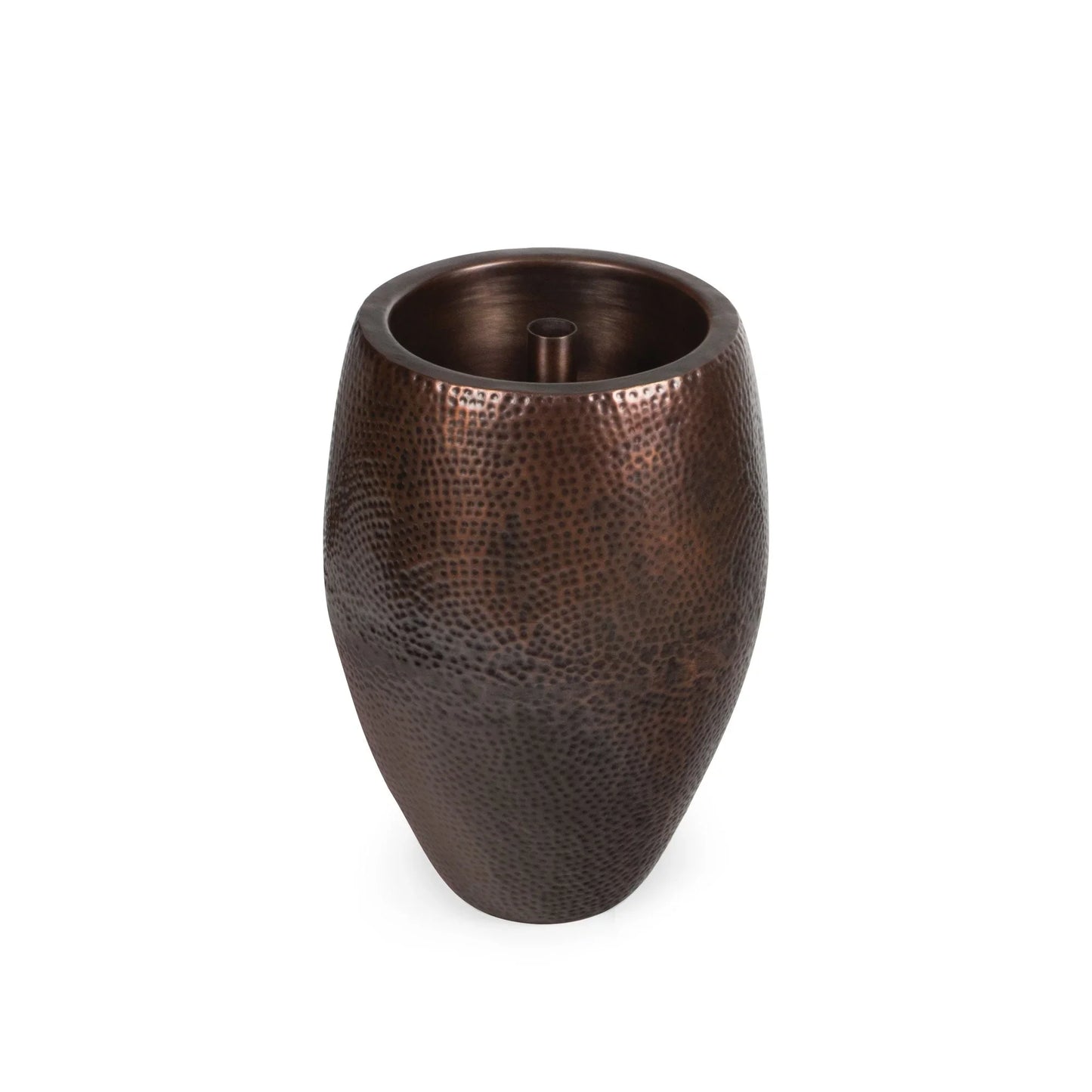 Atlantic Water Gardens 24-inch Aura Vase in antique brass, decorative feature with intricate design and polished finish.