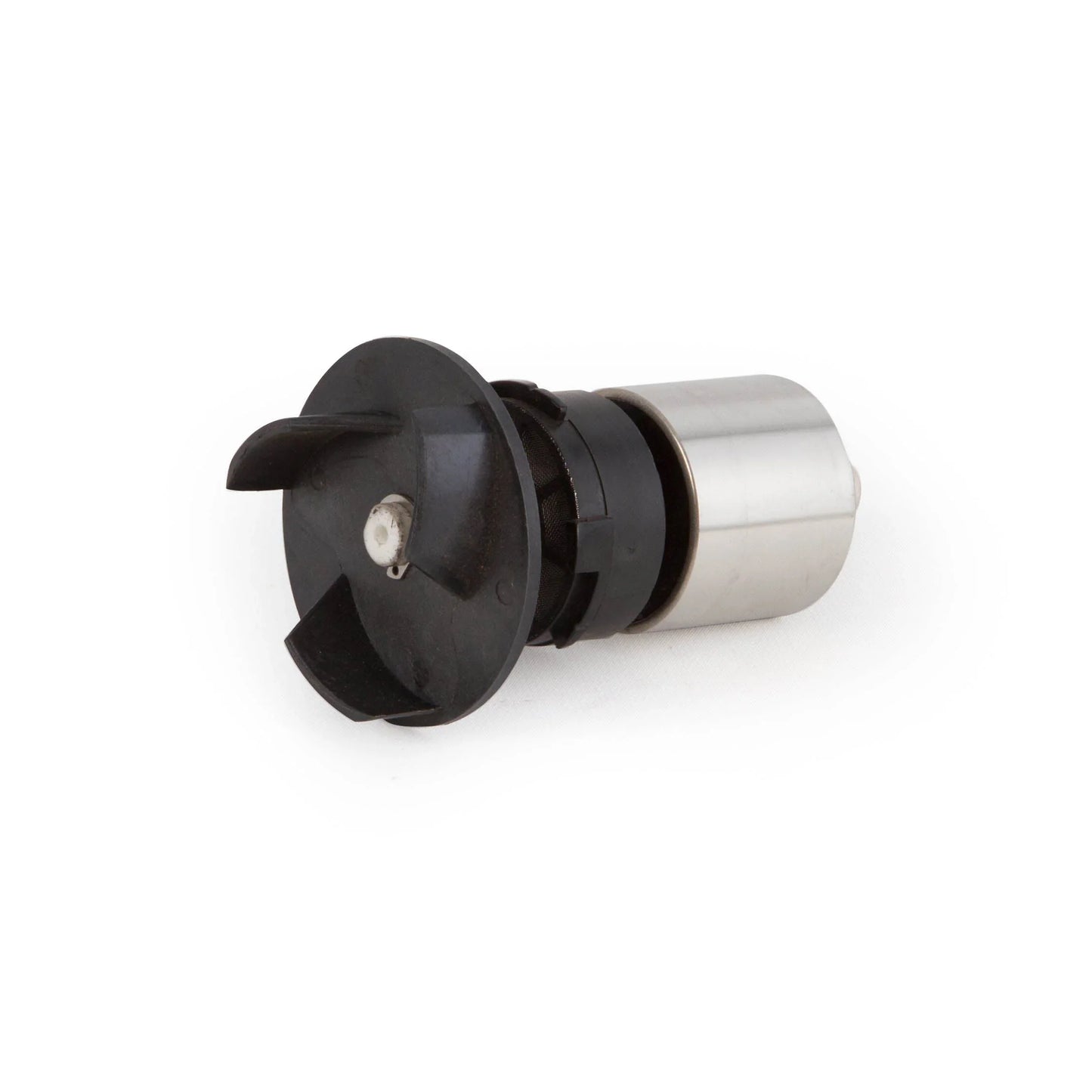 Atlantic Water Gardens TT4000 replacement impeller for pond pumps, showcasing the small, durable plastic part with blades for water flow.