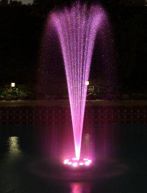 Calais Floating Fountain With Colour Changing LED Lights