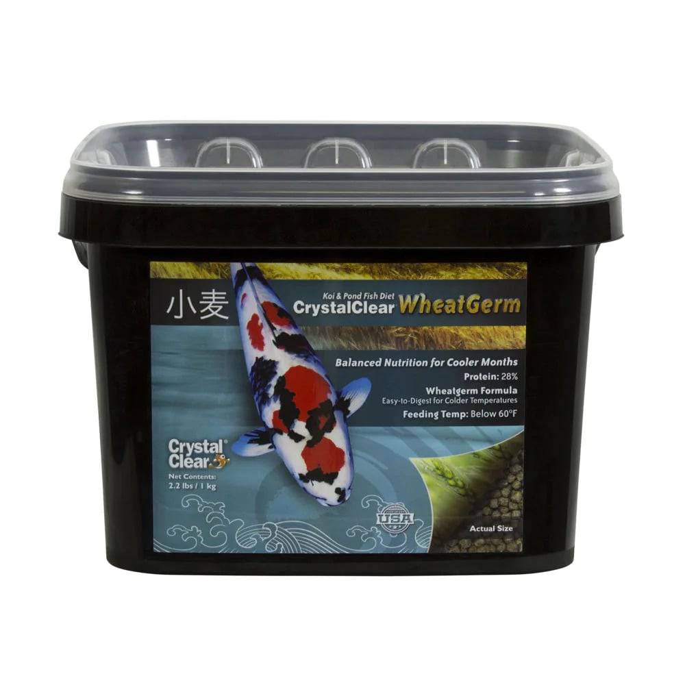 CrystalClear Wheatgerm Koi Food - Standard Pellet- 2.2 lbs