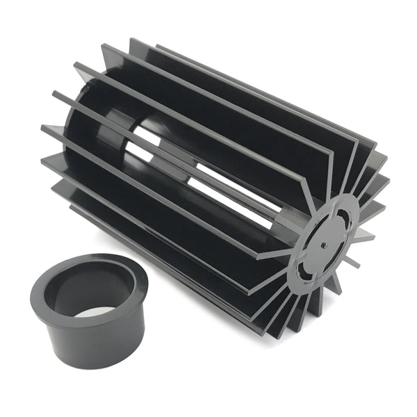 Danner PondMaster rigid pre-filter for pumps 2 through 7, replacement part, no foam, gray plastic filter housing