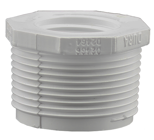 Bushing 1/2X3/8 PVC Thread X Thread