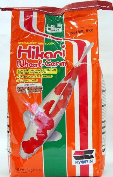 Hikari Wheat Germ Koi & Fish Food Diet - Large Pellets - 11 lbs.