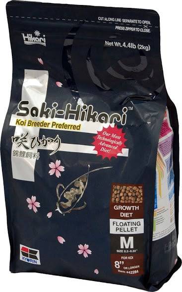 Hikari Saki-Hikari Koi & Fish Food Diet - Growth Formula - Medium Pellets - 4.4 lbs.