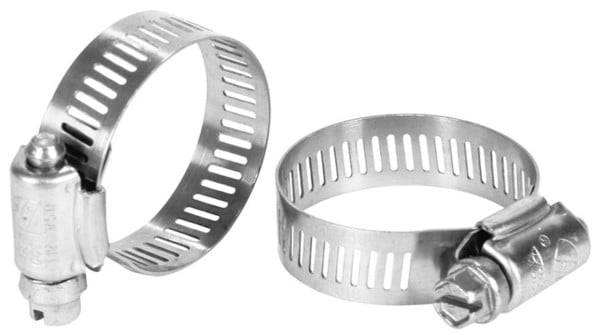 Stainless Steel Hose Clamps - Medium - Set of 2