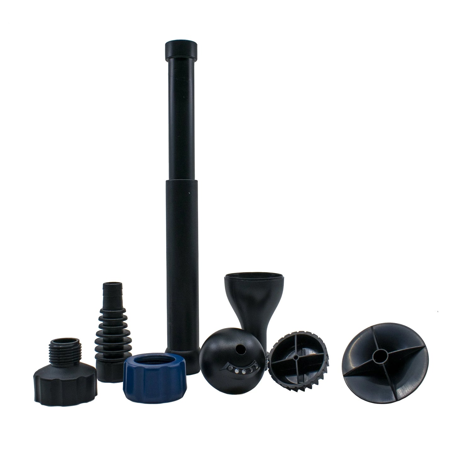 Oase Filtral 1200 replacement nozzle set for pond filtration, showing multiple nozzles and fittings in a replacement parts kit.