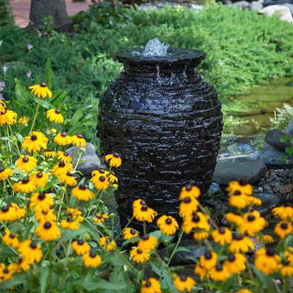 Aquascape Small Stacked Slate Urn Fountain