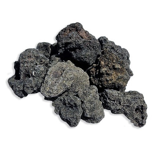 Warming Trends Black Lava Rock: 47 Lb of 1†- 1 1/2â€â Black Lava Rock, 1 Bag Per 1 Cubic Foot