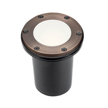 Kichler-12V Brass In Ground w/ Frosted, Centennial Brass