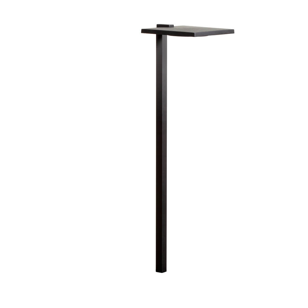 Kichler LED Shallow Shade - Small Path Textured Black Landscape 12V LED Path/Spread