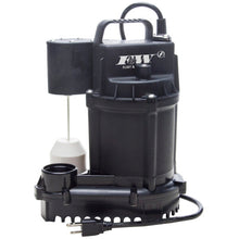 Flint & Walling .5hp, 115v, 6.5amps, 50gpm, 3/8" Solids Passing Sump Pump W/float