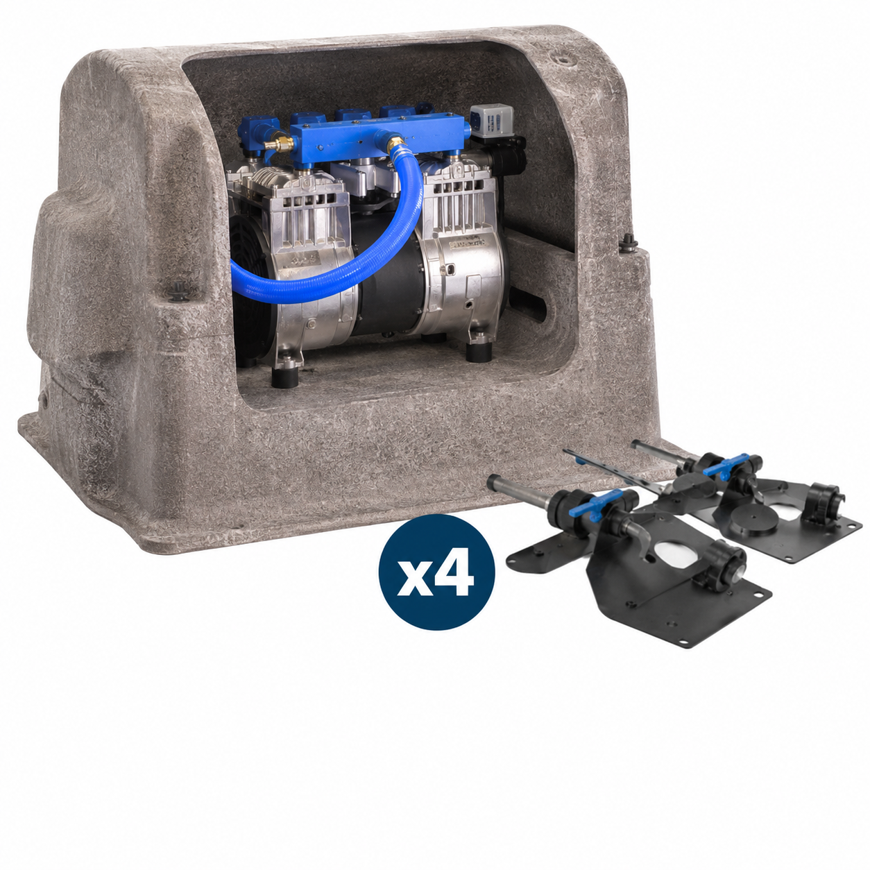Airmax PS40 Aeration System - 115V - 4 ProAir 4 Diffusers (No Airline)