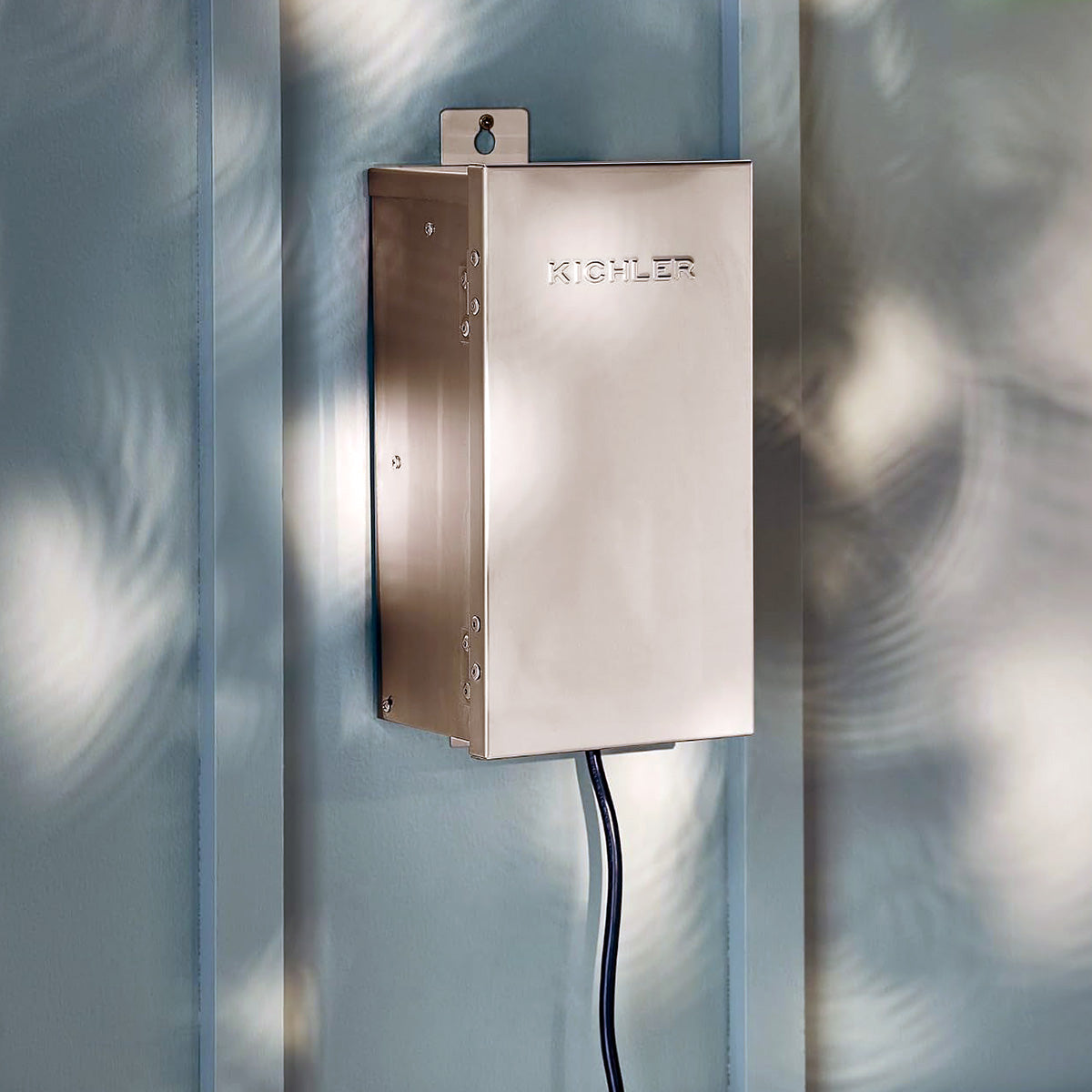Kichler Pro Contractor Series Transformers - Stainless Steel, Angled 15V Taps, Multiple Commons, Lifetime Warranty