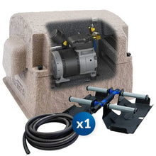 Airmax PS10 System lake aeration pump, 115V, 1/4hp, with no EasySet airline, designed for large pond aeration setups