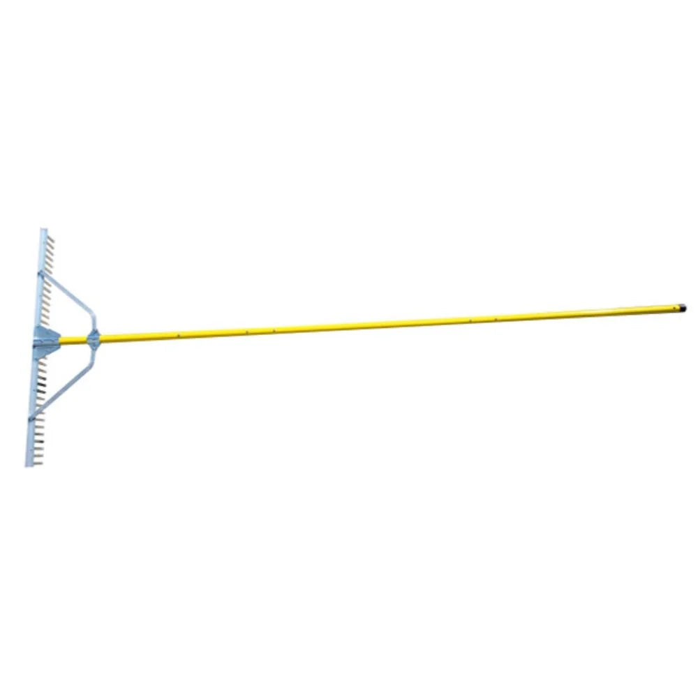 Airmax Razer Rake replacement part, showing the black rake with metal tines, designed for garden or landscaping use.