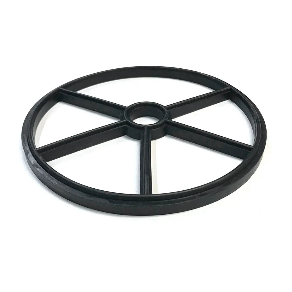 Aqua UV Ultima II spider gasket for 1-1/2" valve, black old-style replacement part for Aqua UV water treatment systems.
