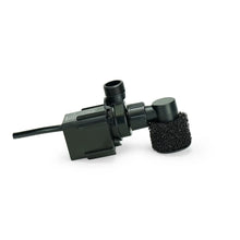 Aquascape Aquagarden Mini Pond Pump with low suction for decorative water features, shown installed in a garden pond setting.