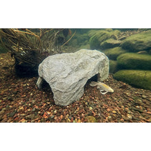 Aquascape Faux Rock Fish Cave, 30-inch long decorative feature with natural stone appearance for aquariums.