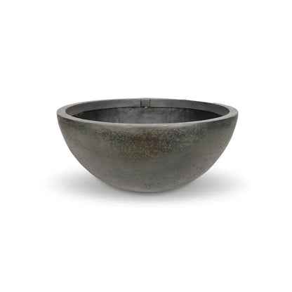 Aquascape green slate fountain bowl with 60-inch diameter, decorative water feature for gardens and outdoor spaces.