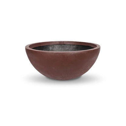 Aquascape Merlot decorative fountain bowl, 50-inch diameter, showcasing its elegant merlot-colored ceramic design.