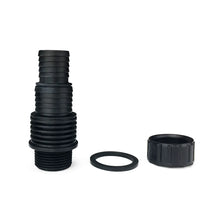 Aquascape pond waterfall filter fitting kit with replacement parts for pond water feature setup and maintenance.