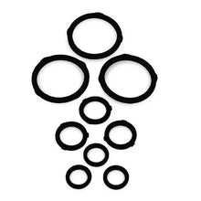 Aquascape pump and filter union fitting gasket kit for replacement parts in pond or aquarium filtration systems.