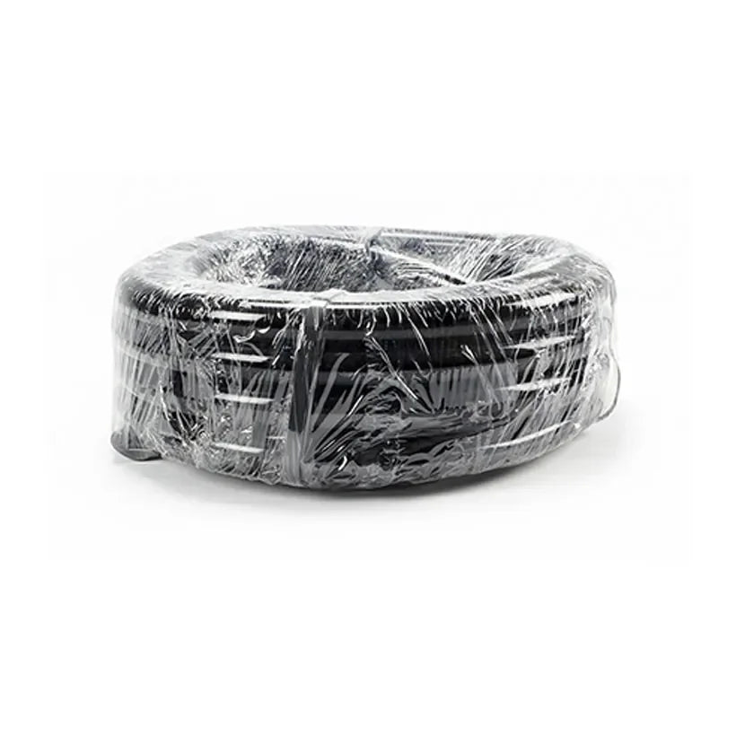 Aquascape black vinyl tubing 1/2 inch diameter, 100 feet long, flexible and durable for pond and water feature installations.