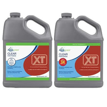 Aquascape Clear for Ponds XT water treatment bottle, 64 oz, designed to clarify pond water and improve water quality.