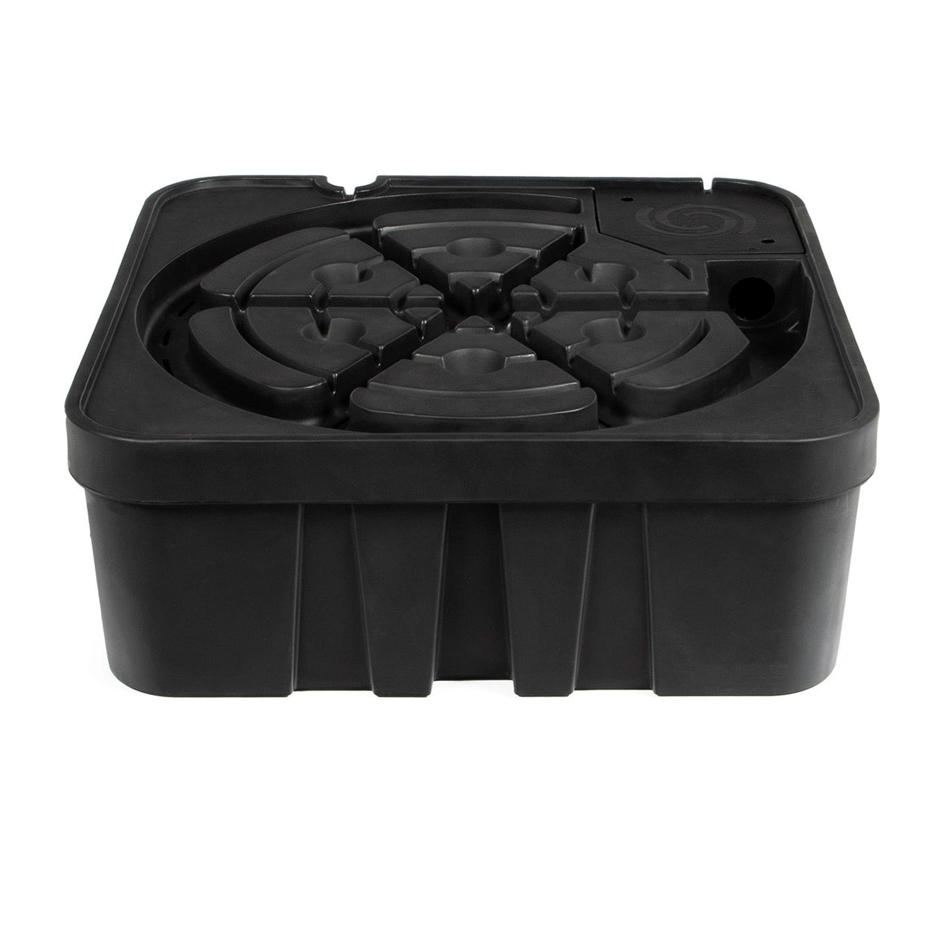Atlantic 35-inch Fountain Basin from Atlantic Water Gardens, decorative feature with a stone-like finish for outdoor water displays.