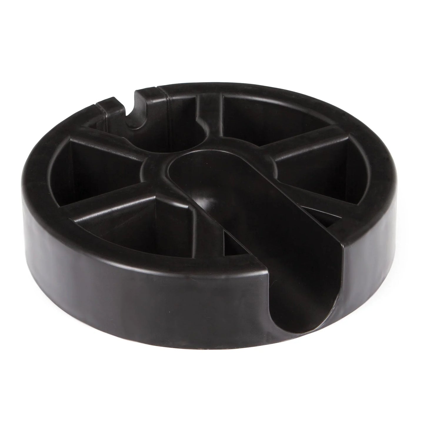 Atlantic Water Gardens 12-inch Eco-Rise Water Feature Riser in decorative water feature setup