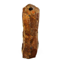 Atlantic Water Gardens 18-inch natural basalt column, decorative feature with textured dark stone surface for garden or pond decor.