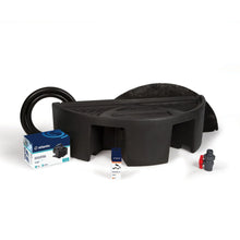 Atlantic Water Gardens basin and pump kit for 36-inch spillways, decorative water feature with pump and basin components.