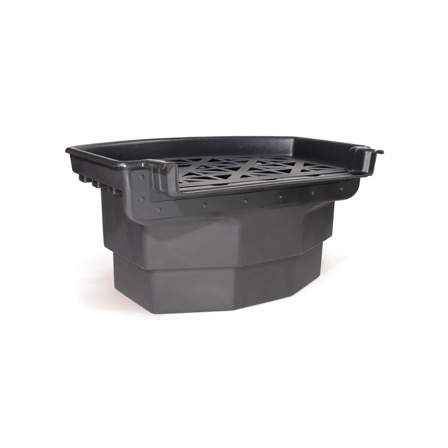 Atlantic Water Gardens Big Bahama Filterfall 38-inch water feature with 3-inch bulkhead, showcasing the filterfall's natural water flow.