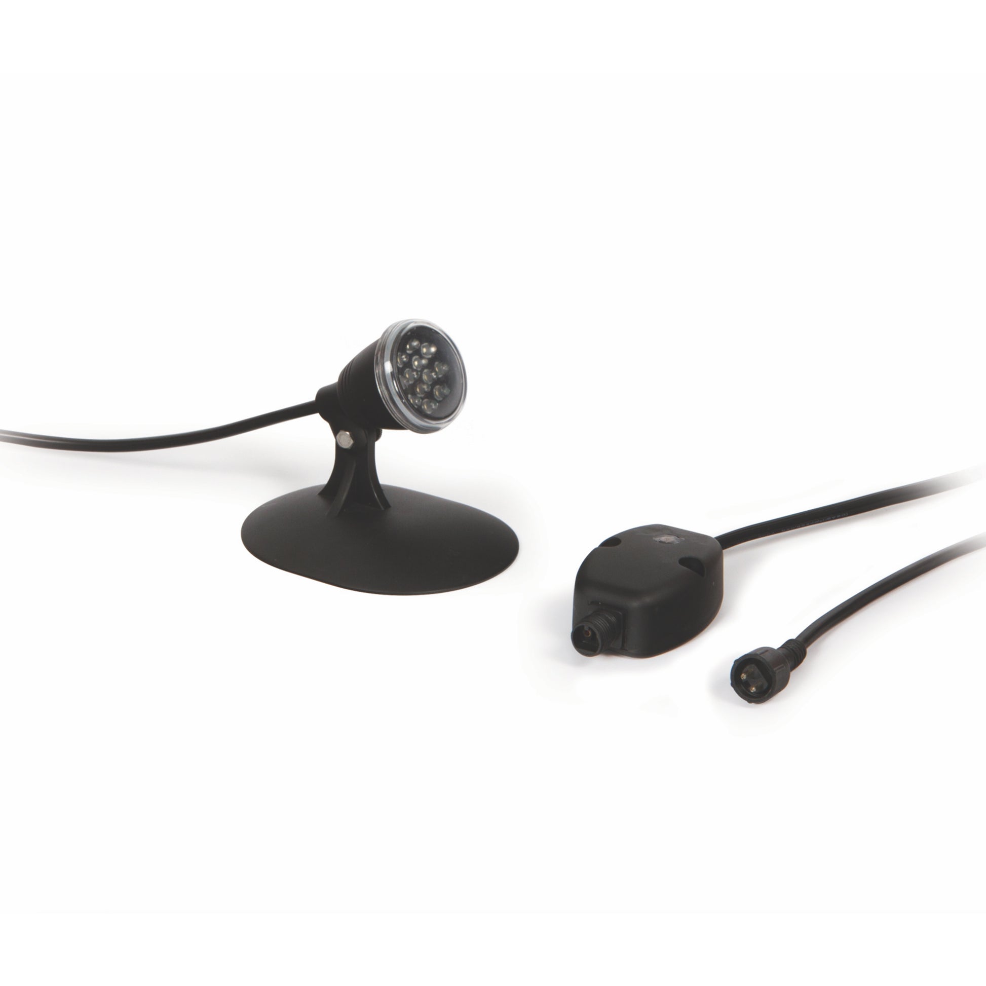 Atlantic 1 Watt Warm White LED Pond Light for pond lighting, showing the compact, weatherproof design by Atlantic Water Gardens.