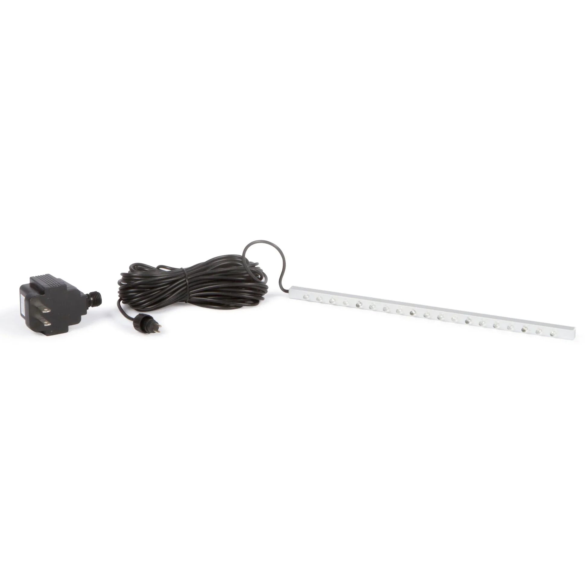 Atlantic Water Gardens Crystal White pond lighting bulb with 12-inch transformer, designed for pond illumination and underwater lighting.