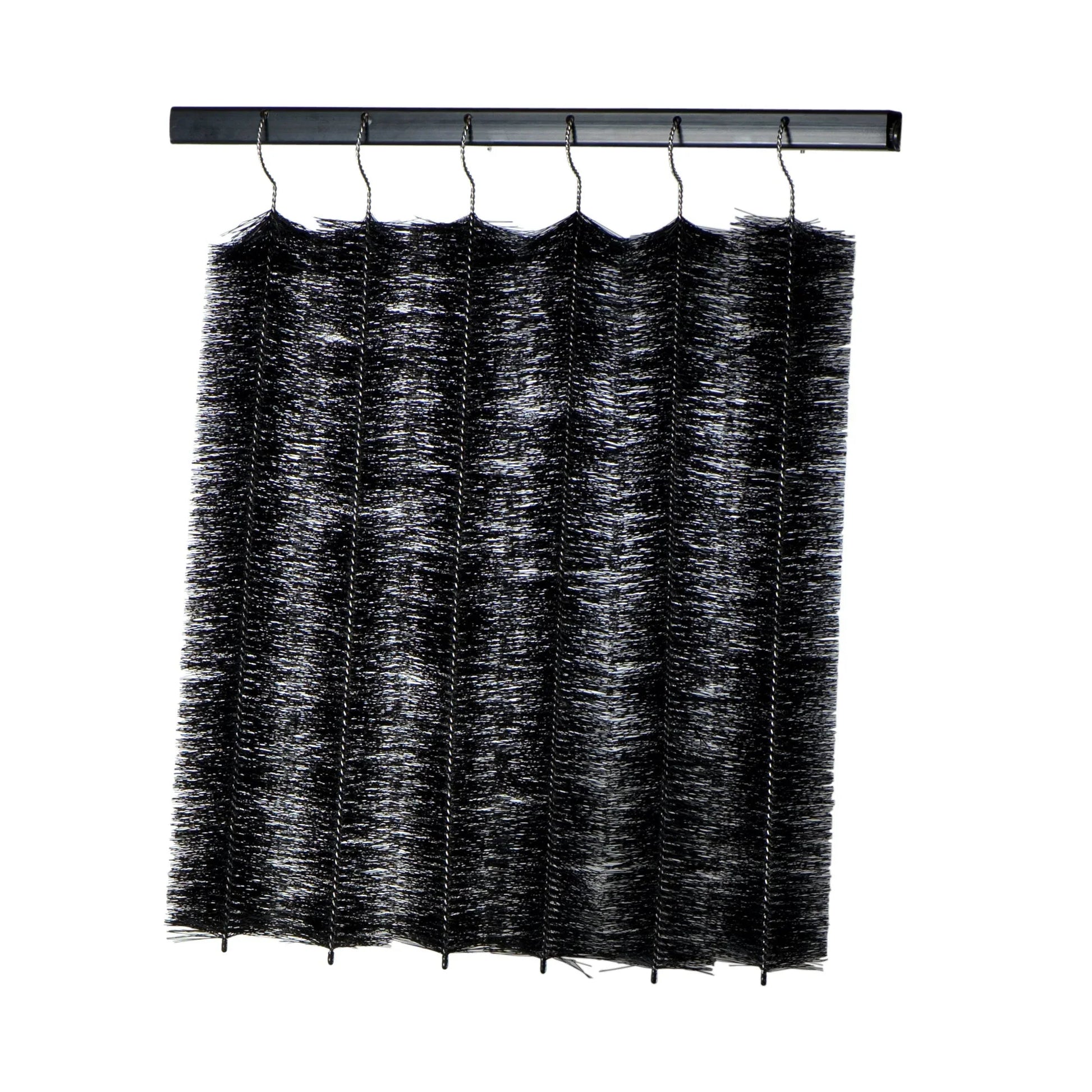 Atlantic Water Gardens replacement brush panel for PS15000 pond filter, showing the black plastic cleaning component.