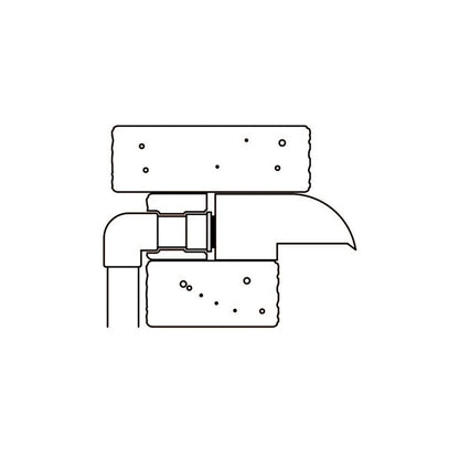 Atlantic 36-inch stainless steel spillway by Atlantic Water Gardens, featuring durable 316 steel construction for water flow control.