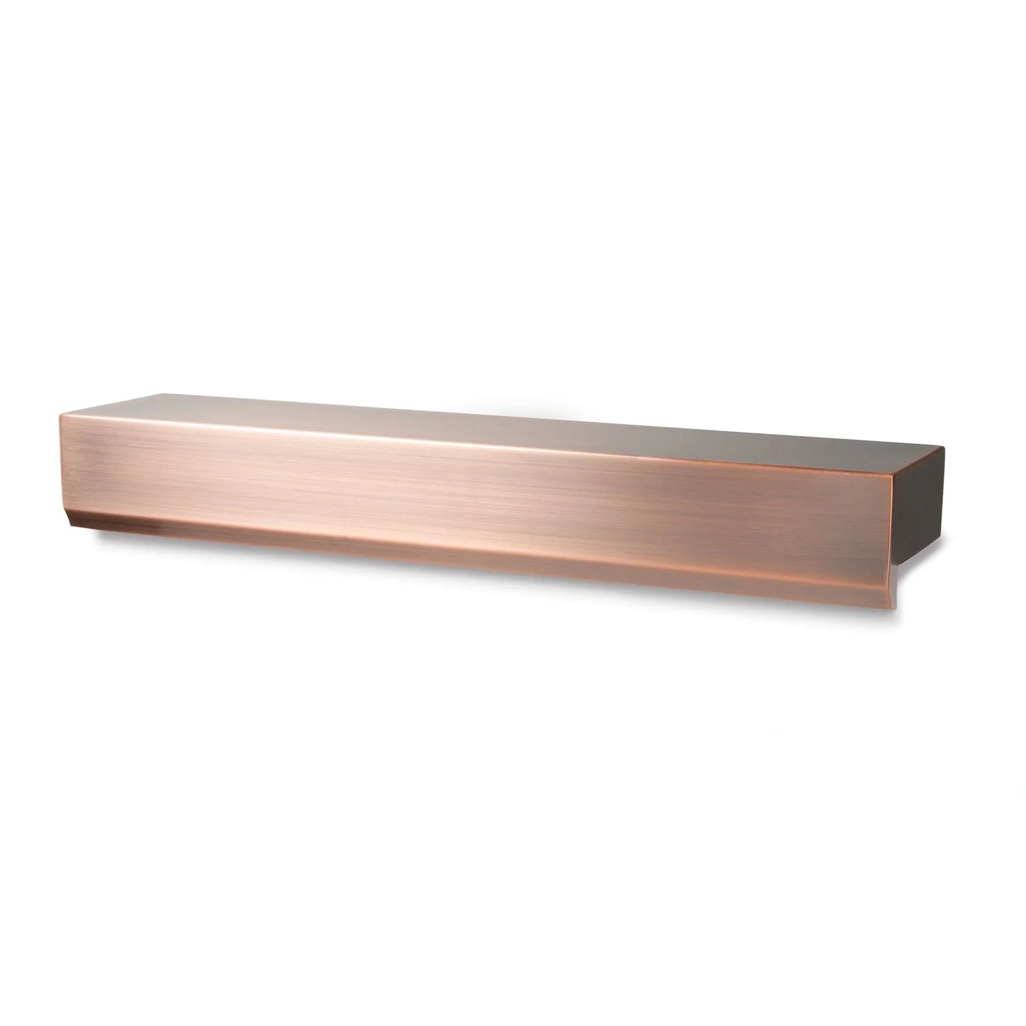Atlantic Water Gardens 24-inch copper-finish water wall spillway showing sleek metal spillway with a shiny copper finish for garden water features.