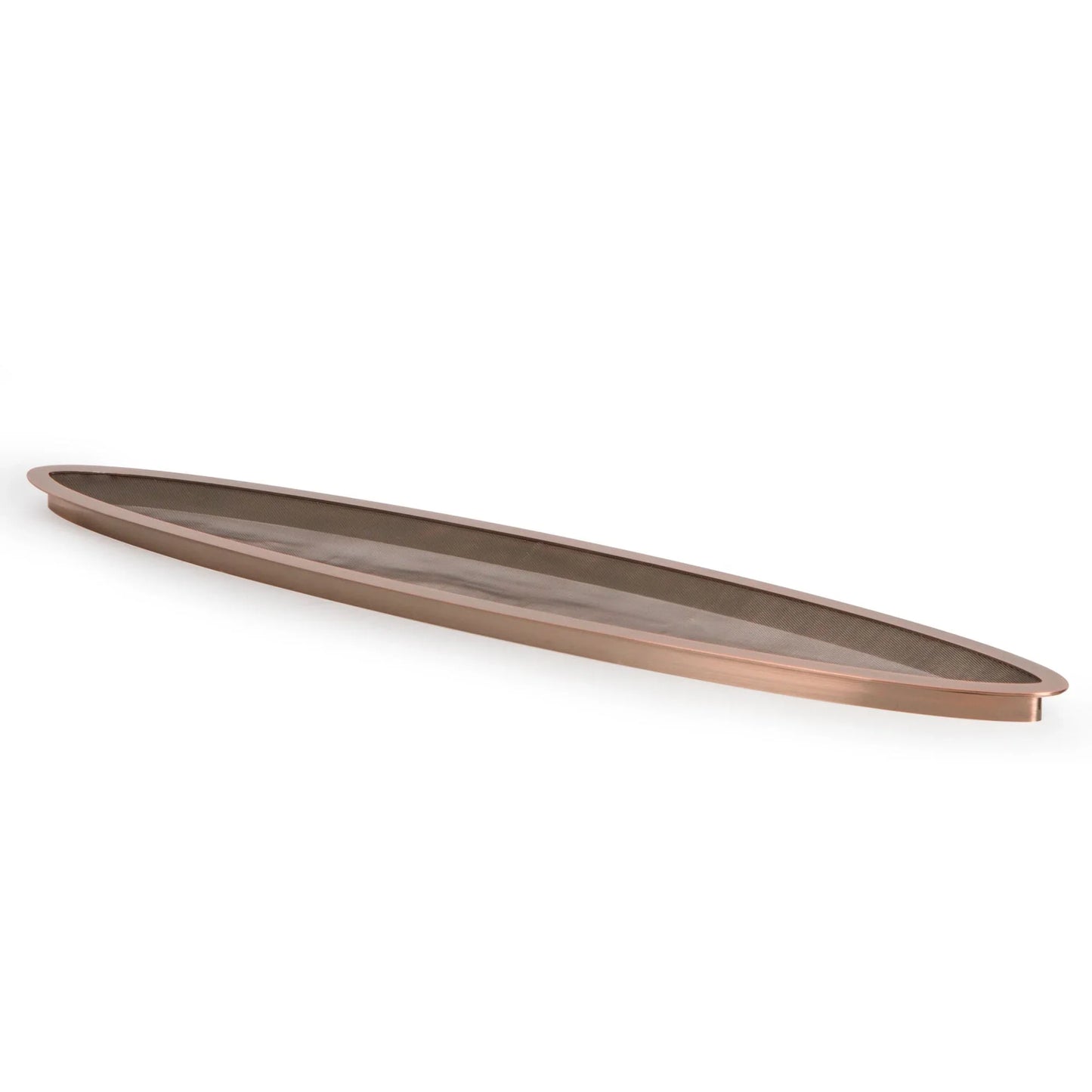 Copper finish splash ring for 36-inch spillway by Atlantic Water Gardens, designed for elegant water feature installations.