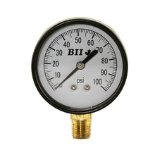 Boshart 2.5" Dry Gauge 1/4" Lm 0-100