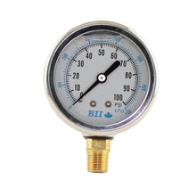 Boshart 2.5" Pressure Gauge Liquid 1/4x60